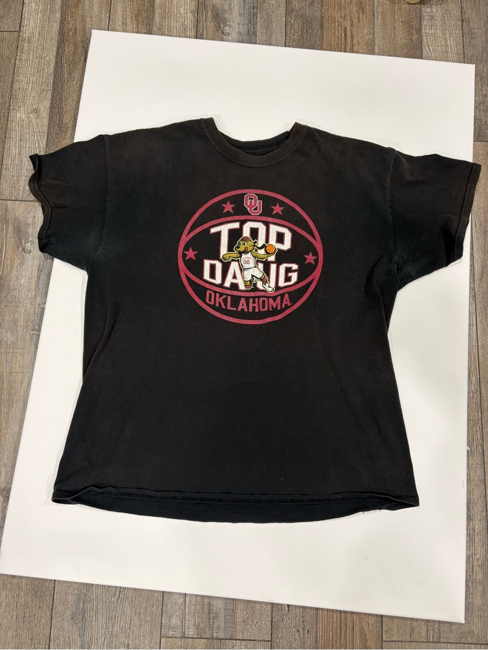 Oklahoma Sooners Top Dawg T-Shirt OU Basketball Graphic T-Shirt